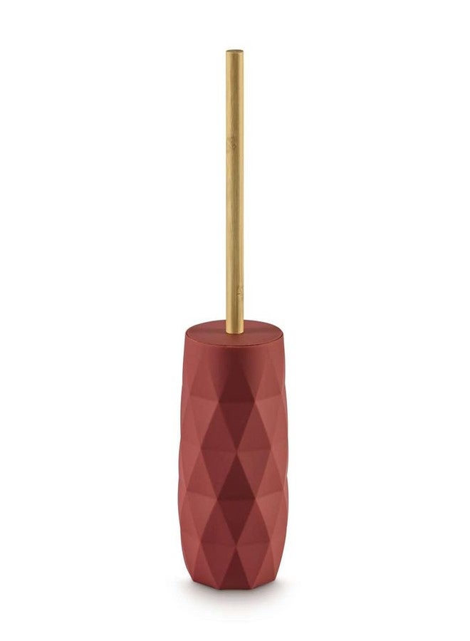 Freelance Portofino ABS Toilet Cleaning Brush with Holder Stand - New Red - Hygienic Commode/Toilet Brush Cleaner Set - Compact Stand, Ideal for Cleaning Bathroom Pot/Bowl/WC - Holder Included - Image 1